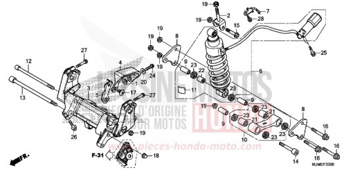 REAR CUSHION VFR800XF de 2015